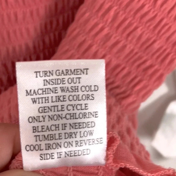 NEW Crave Fame Juniors’ Ruffle Smoked Top Size L - Picture 9 of 9